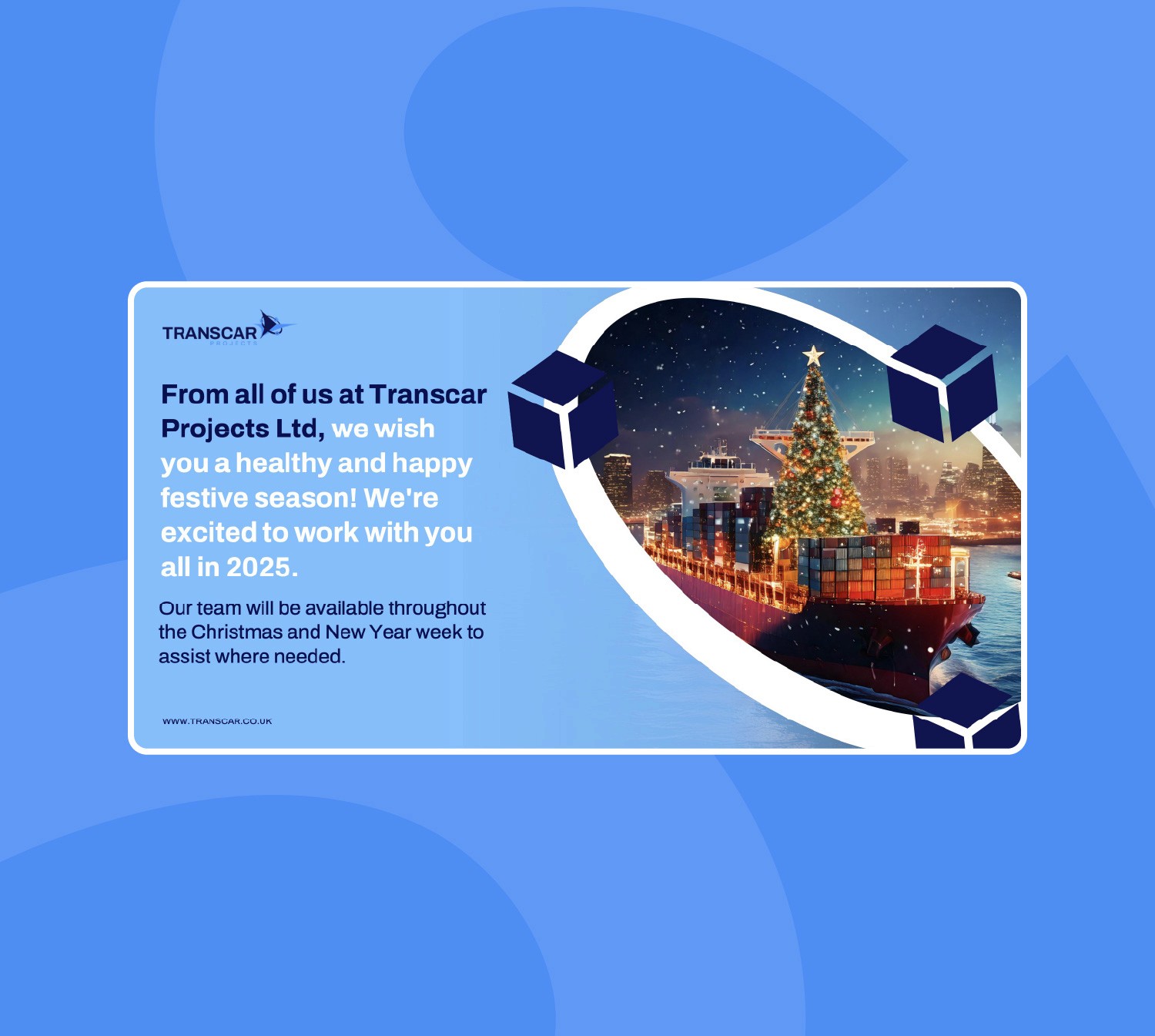 Xmas Greeting Transcar