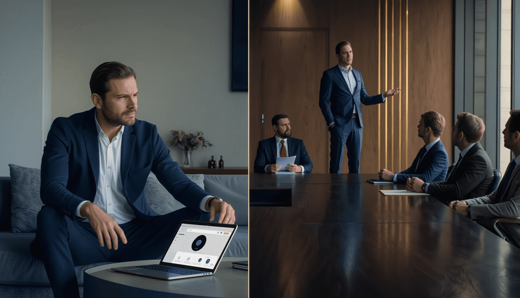 man holding white ceramic teacup