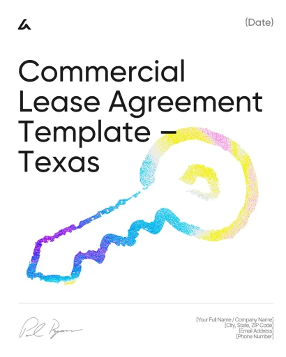 Commercial Lease Agreement Template – Texas