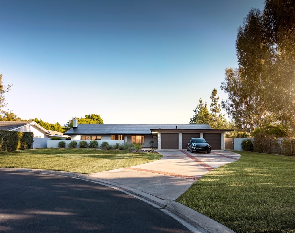 beautiful tesla solar roof