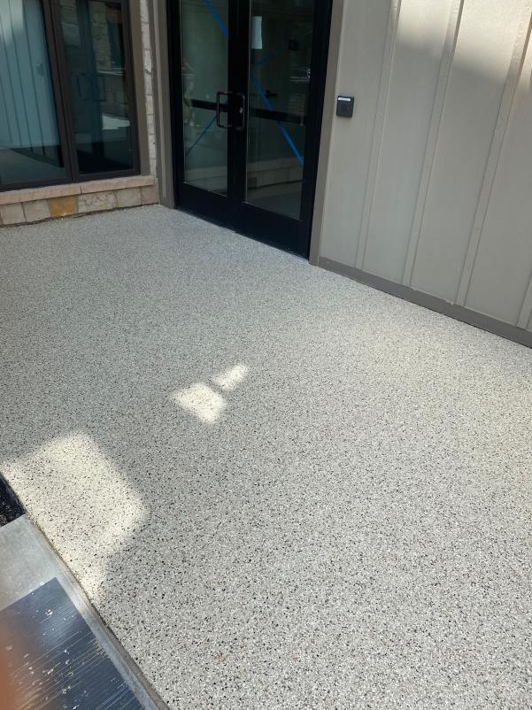 Concrete Patio Coating done by Elevated Coatings