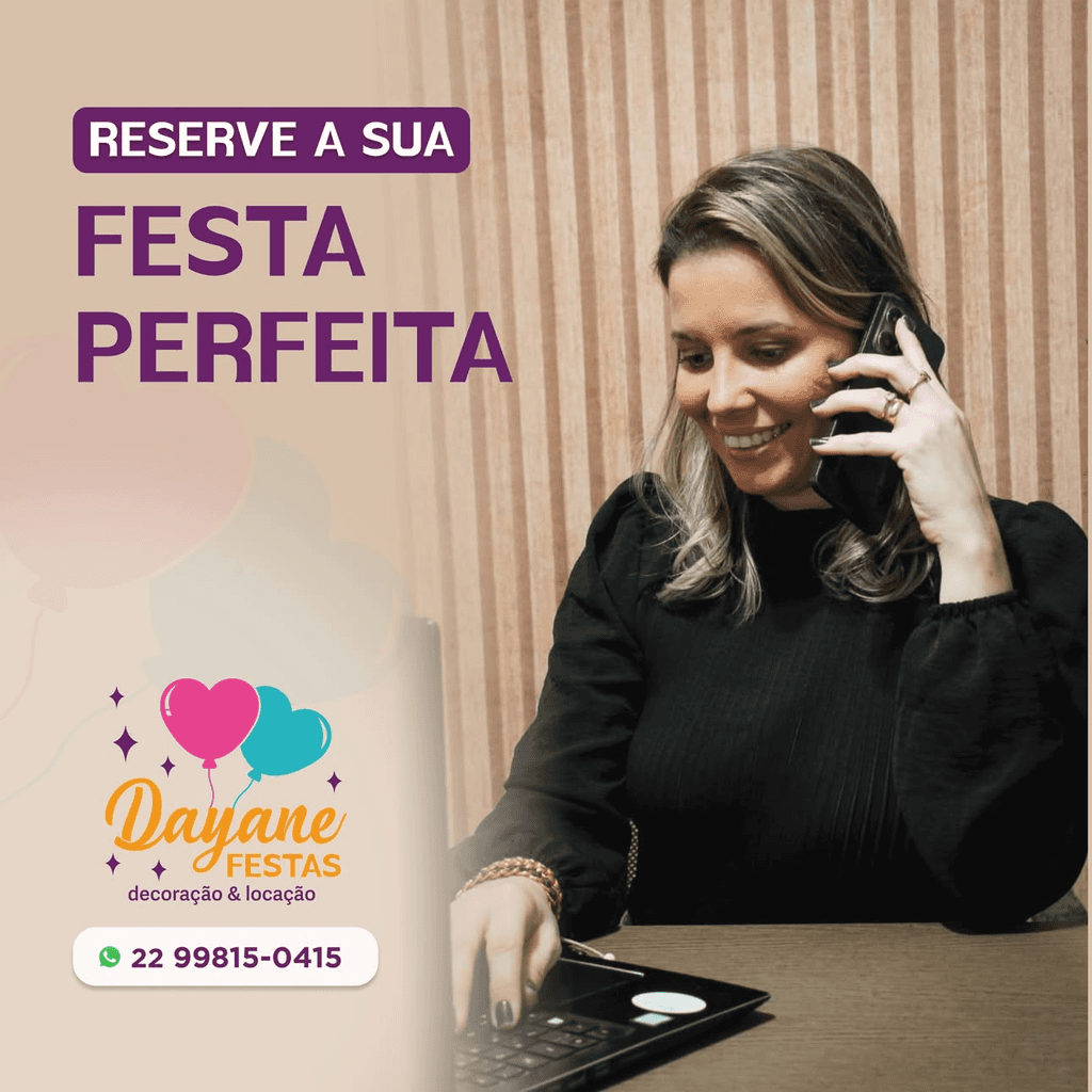 dayane festas e eventos bom jesus aniversário reserva