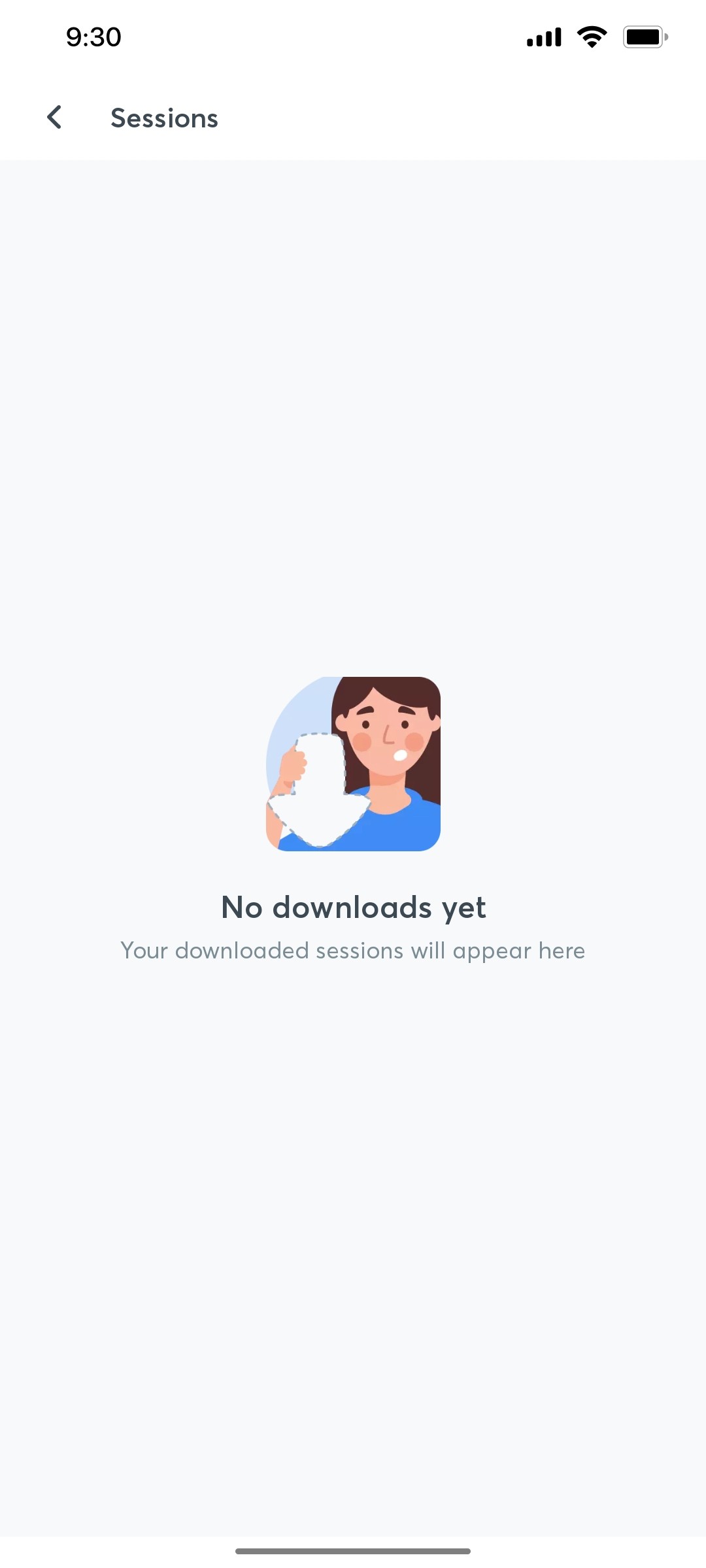 Unacademy session Screen