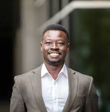 a man in a suit indoors