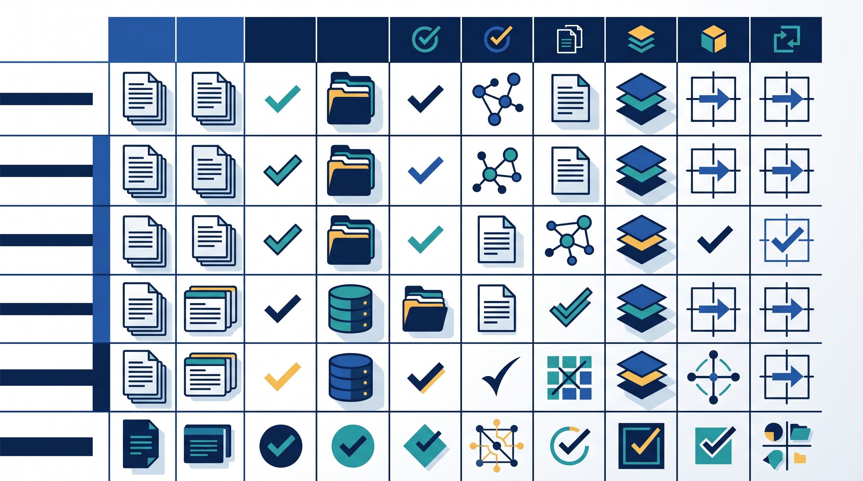 Elicit alternatives comparison matrix