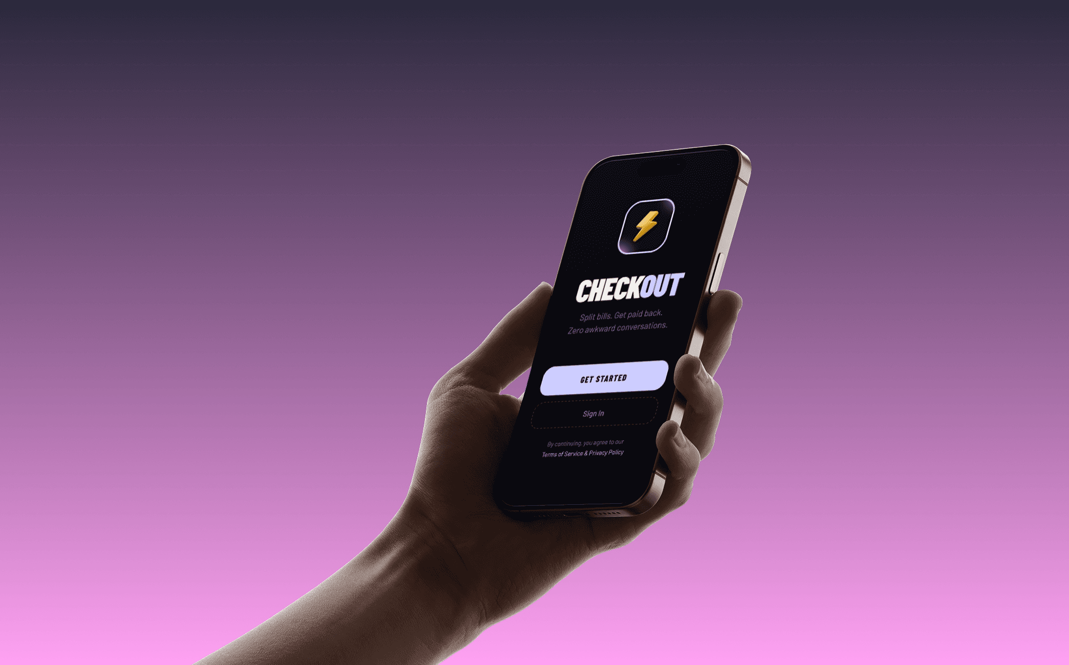 Two iPhones displaying banking app screens