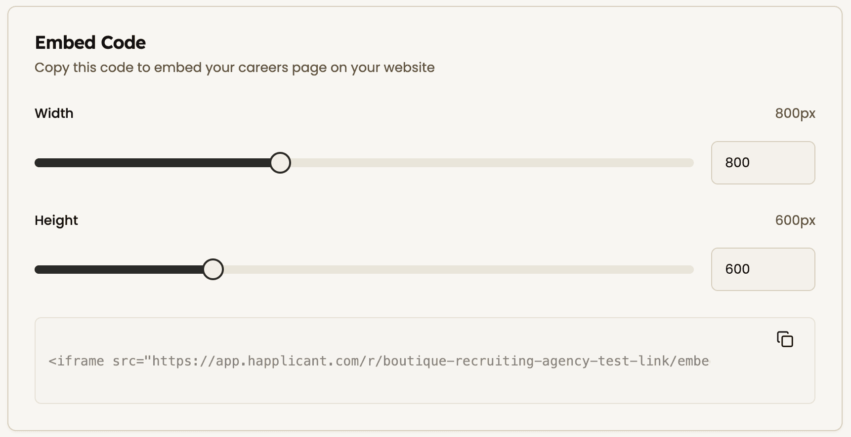 Embed code 