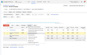 Using Automated Rules to Ad Group Bid Adjustments