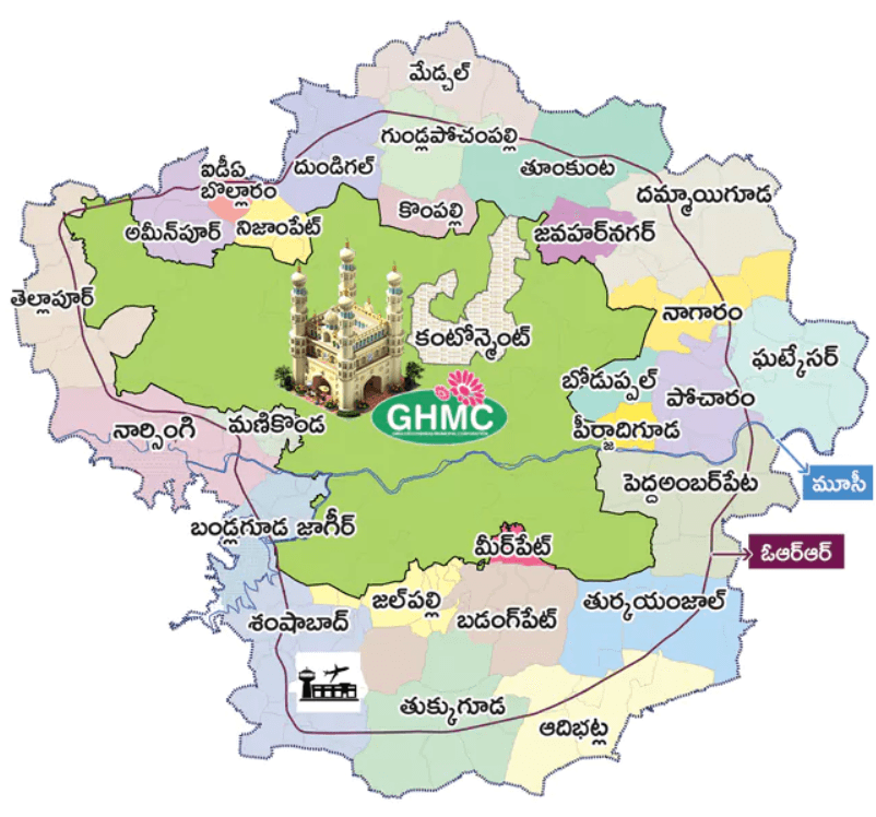 GHMC Plans Reorganization into 12 Zones and 60 Circles news cover