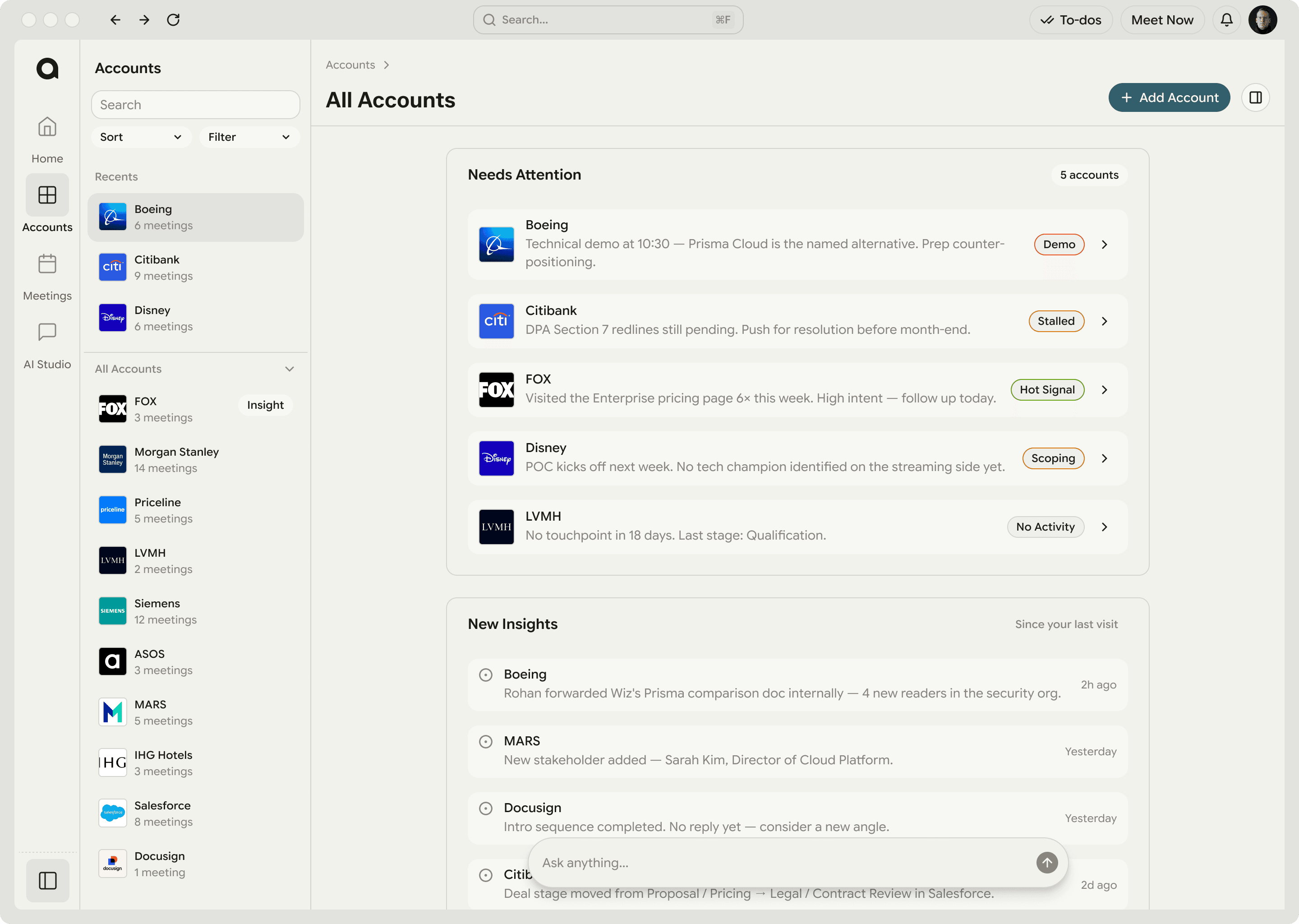 AnyTeam product preview