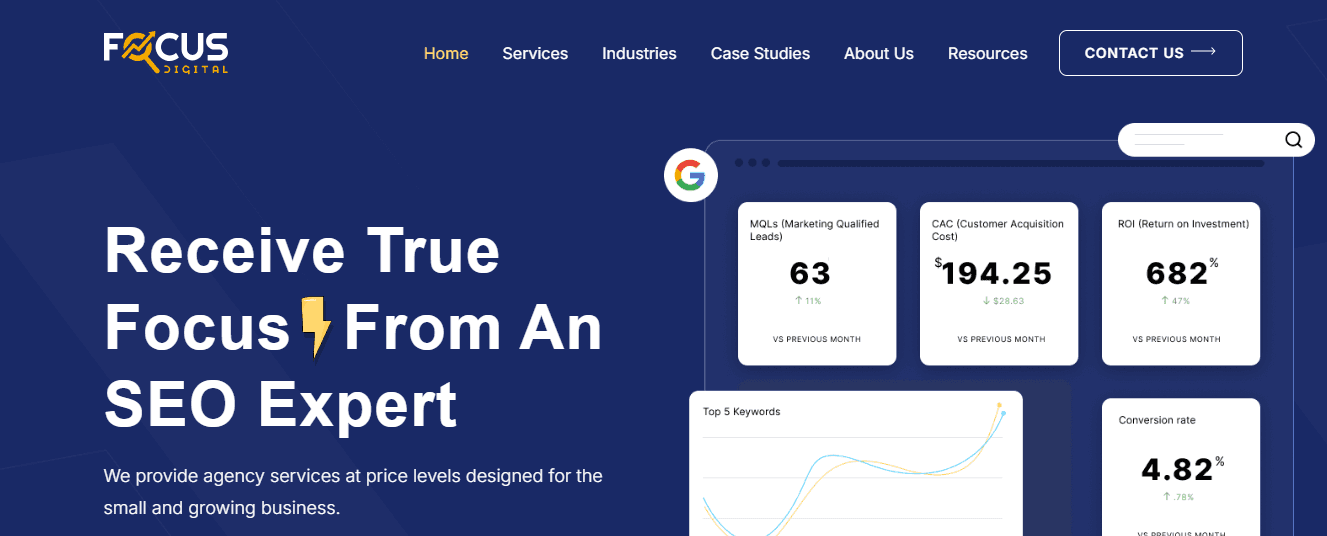 focus digital - Real Estate SEO Agency