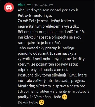 Zpráva studenta z komunity Funded Mind č. 3