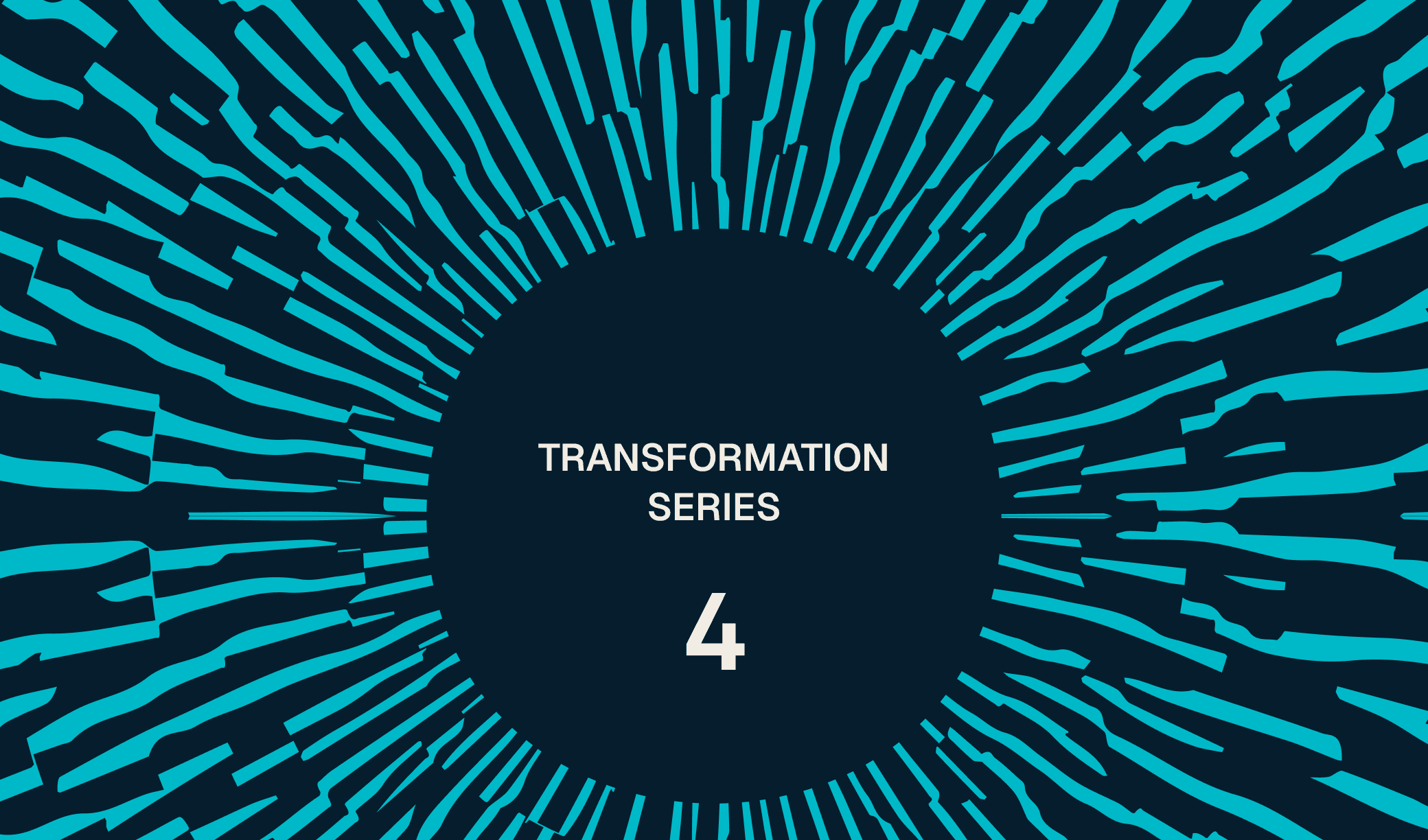 Transformation Series graphic with number 4, symbolizing an abundance of data without meaningful business insight