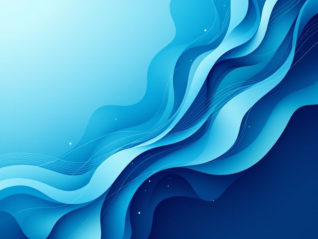 Abstract blue wave background