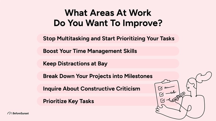 What Areas At Work Do You Want To Improve?