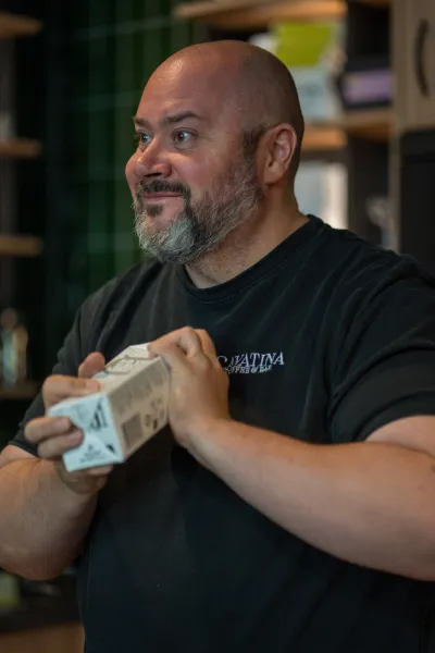 Christian Pfeiffer, Geschäftsführer der Cavatina Bar and Coffee Leipzig