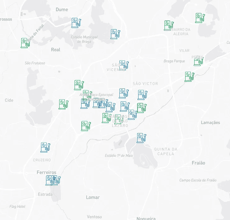Visualisation - Positionnement de bornes de recharge électriques