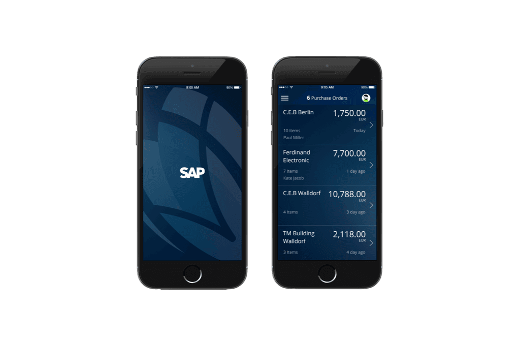 Minimalist gallery interior shot showing three large framed abstract colour-field paintings (charcoal, deep blue, and orange-yellow) hung on a white wall under overhead spotlights.