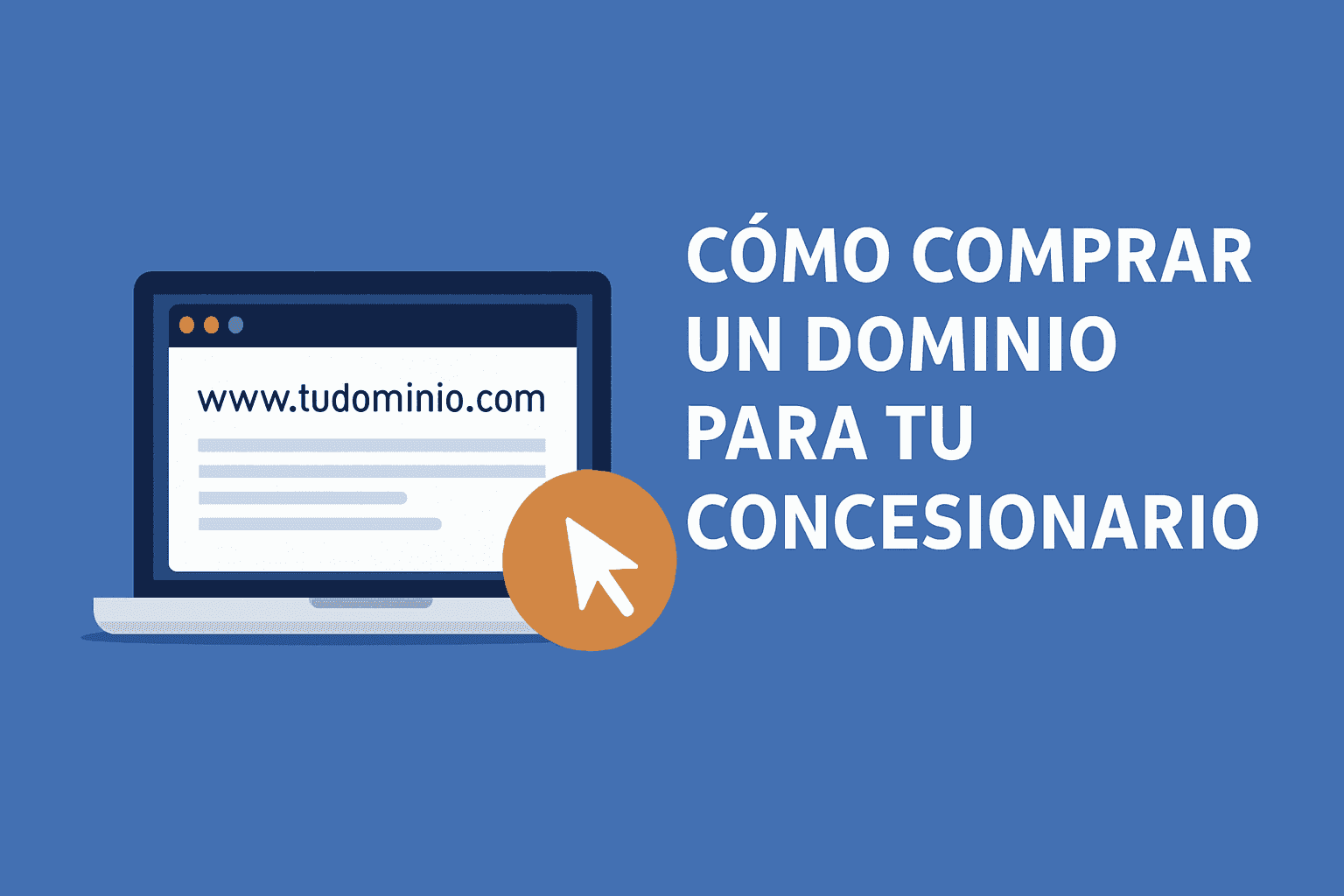 Come acquistare un dominio per la tua concessionaria