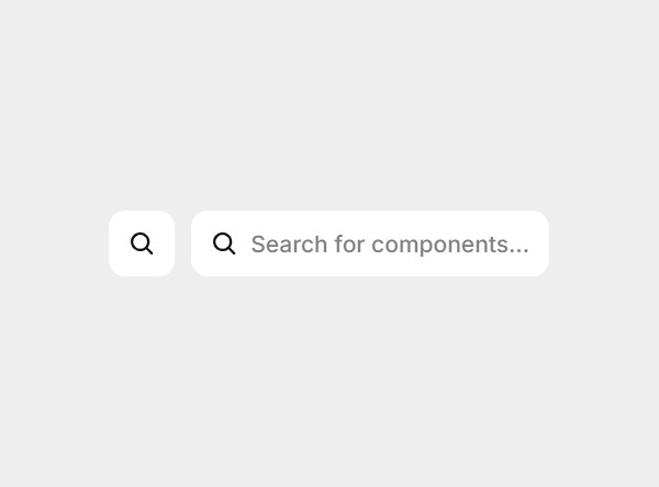 Framer Search bar component