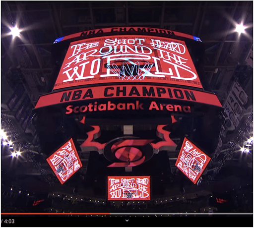 NBA Toronto Raptors Year Book & Jumbotron Illustrations