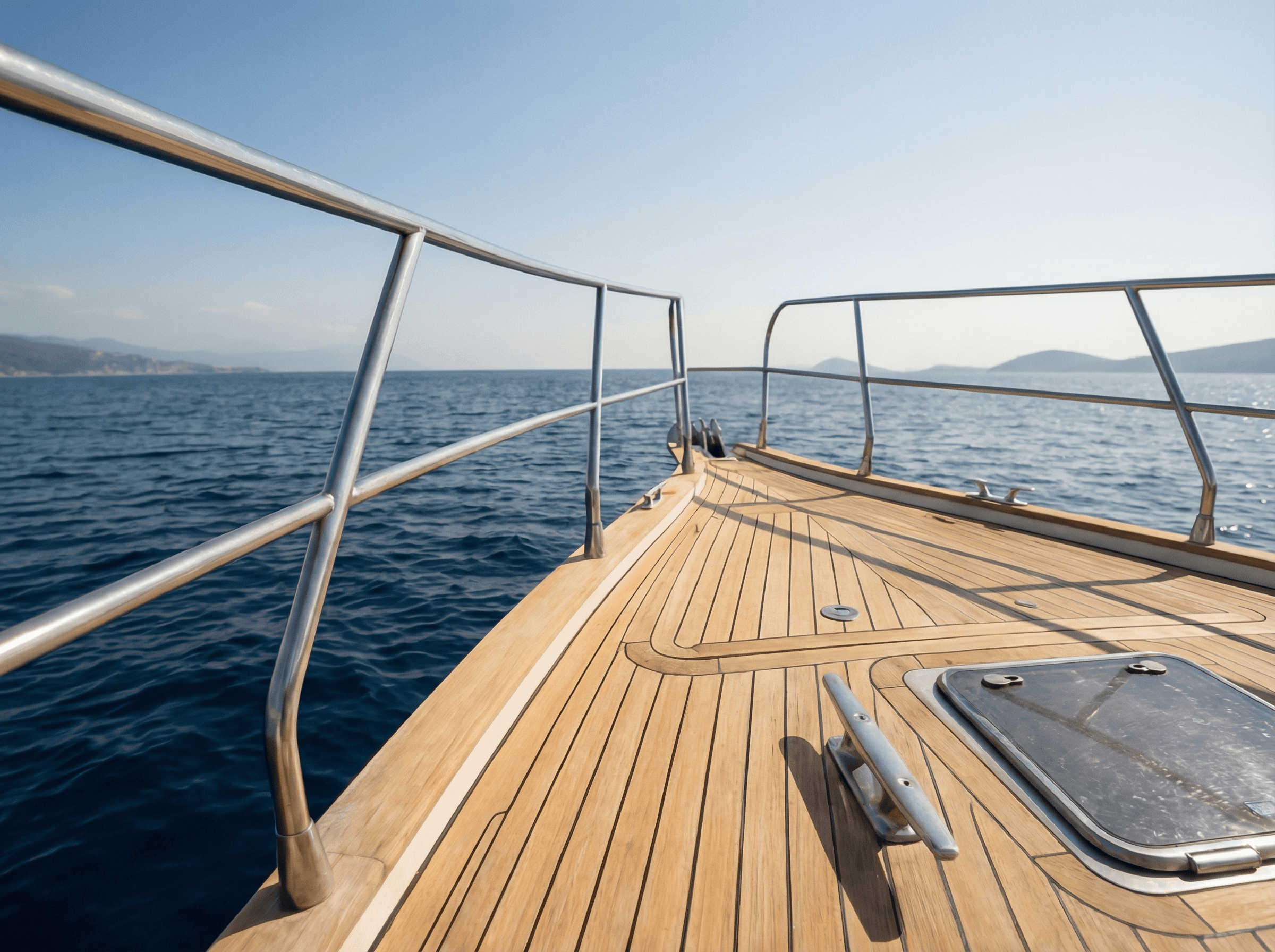 Person smiling warmly in sunlight