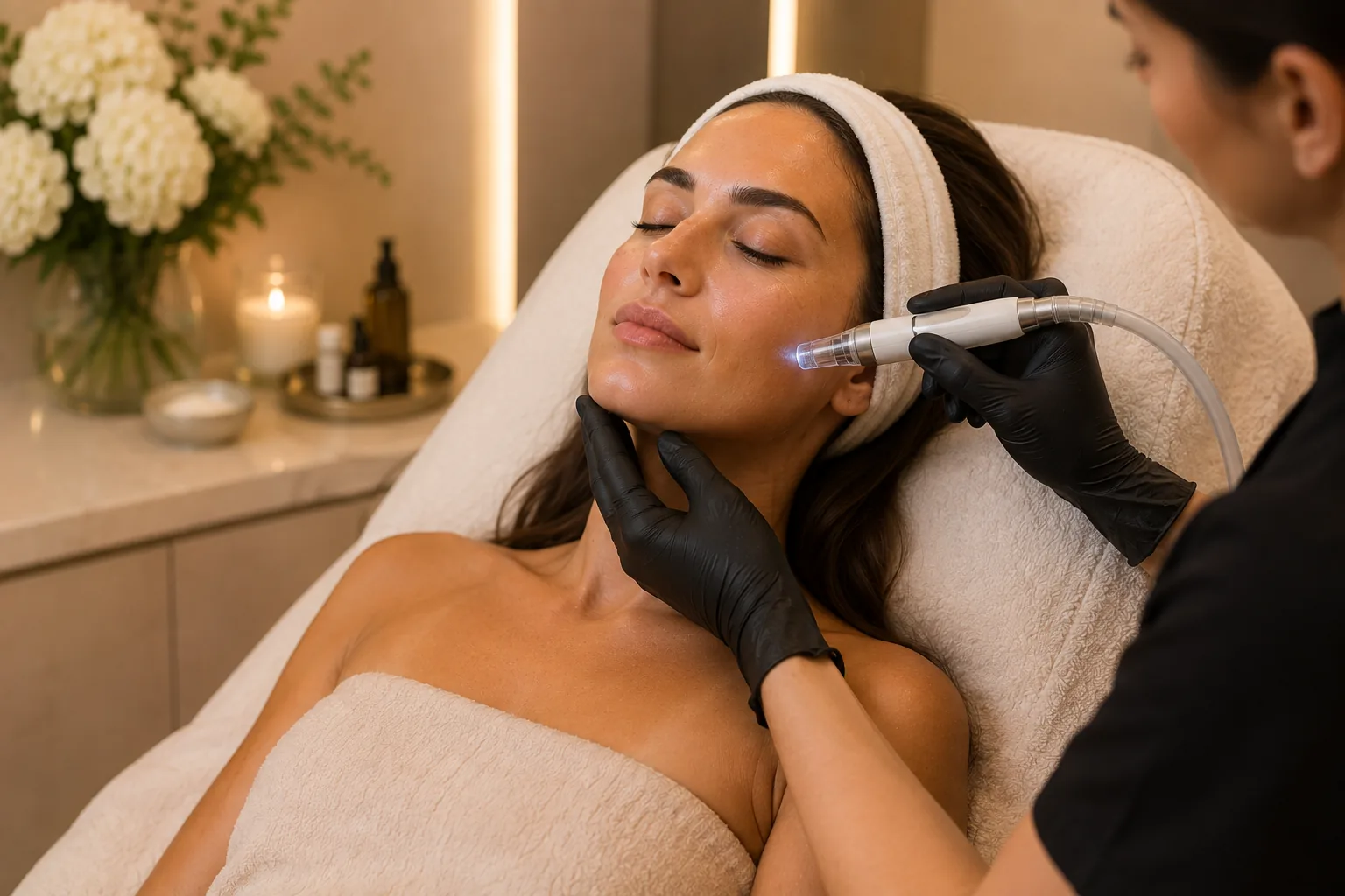 Facial skin rejuvenation treatment