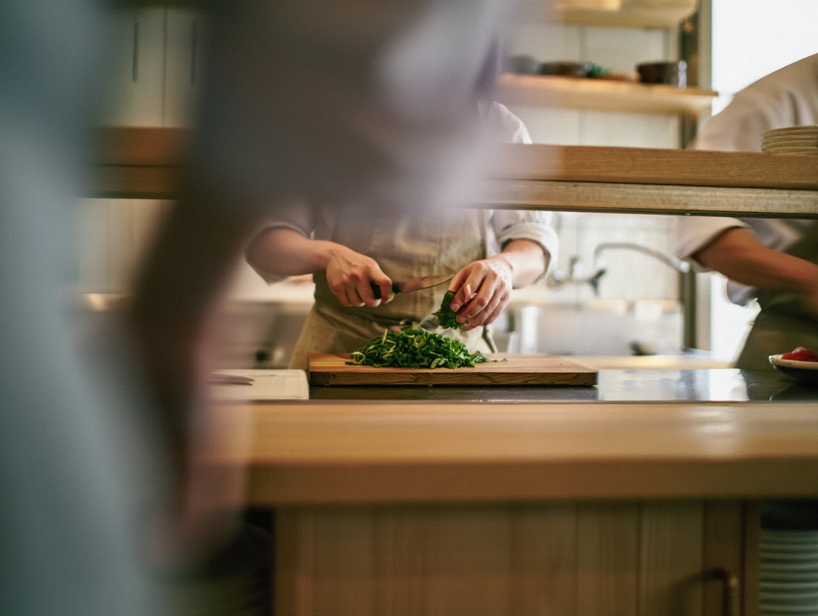 man in de keuken