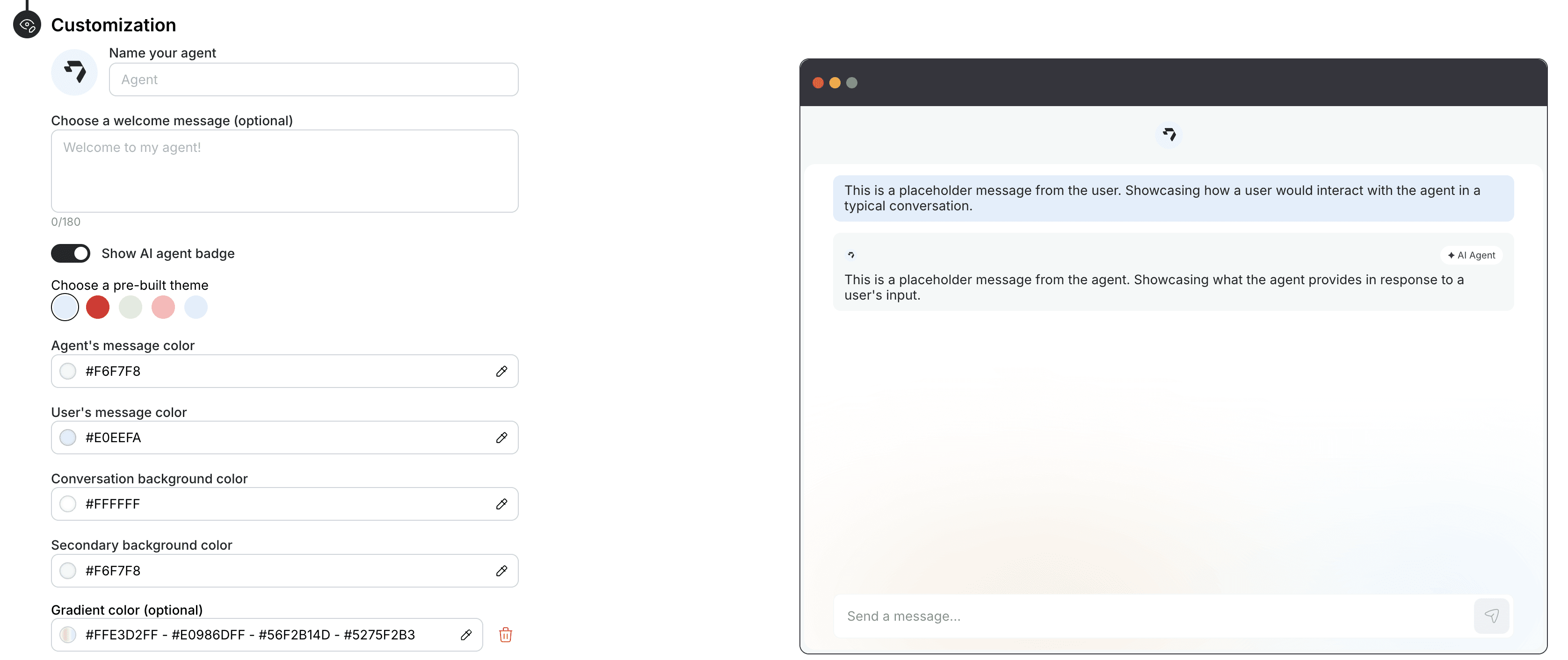 customizations - How to Create an AI Agent