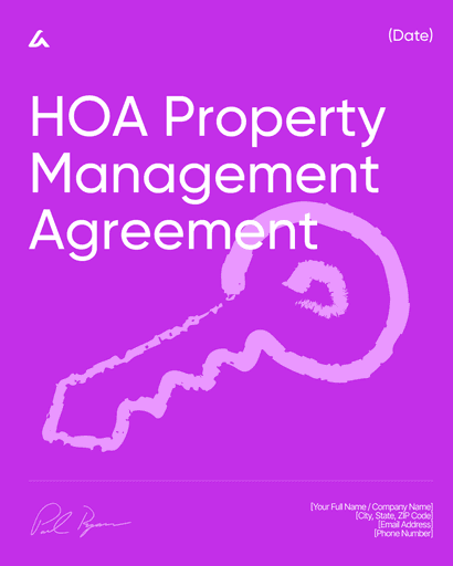 HOA Property Management Agreement