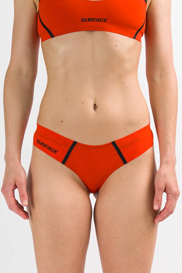Coast Orange Sport Bikini Bottoms 02 Front
