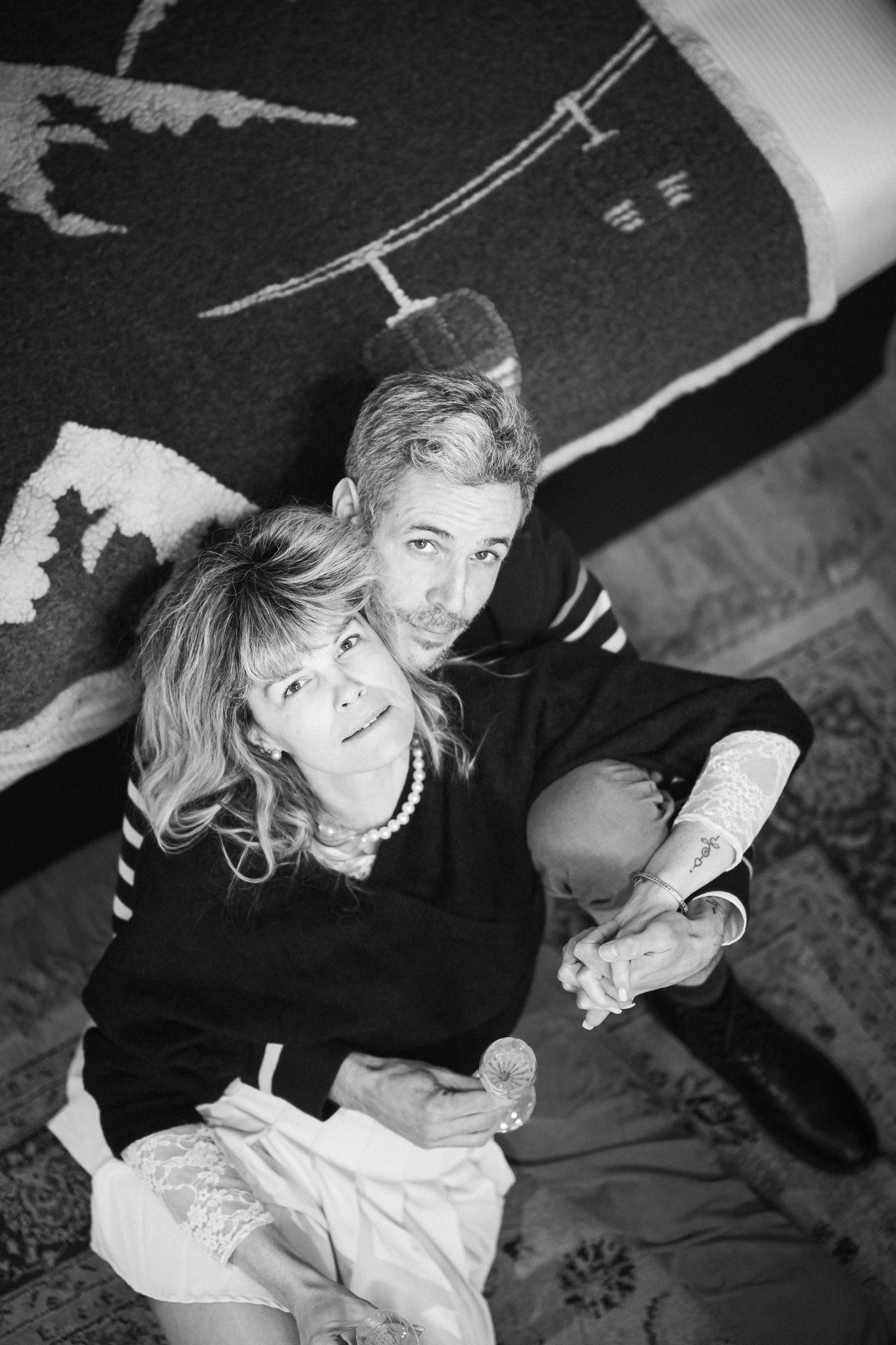 married couple pose 1