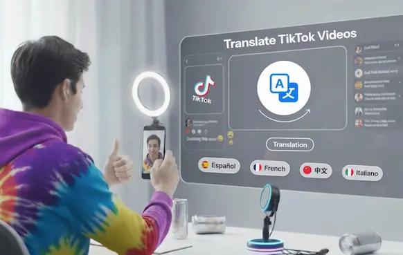 TikTok動画の翻訳方法