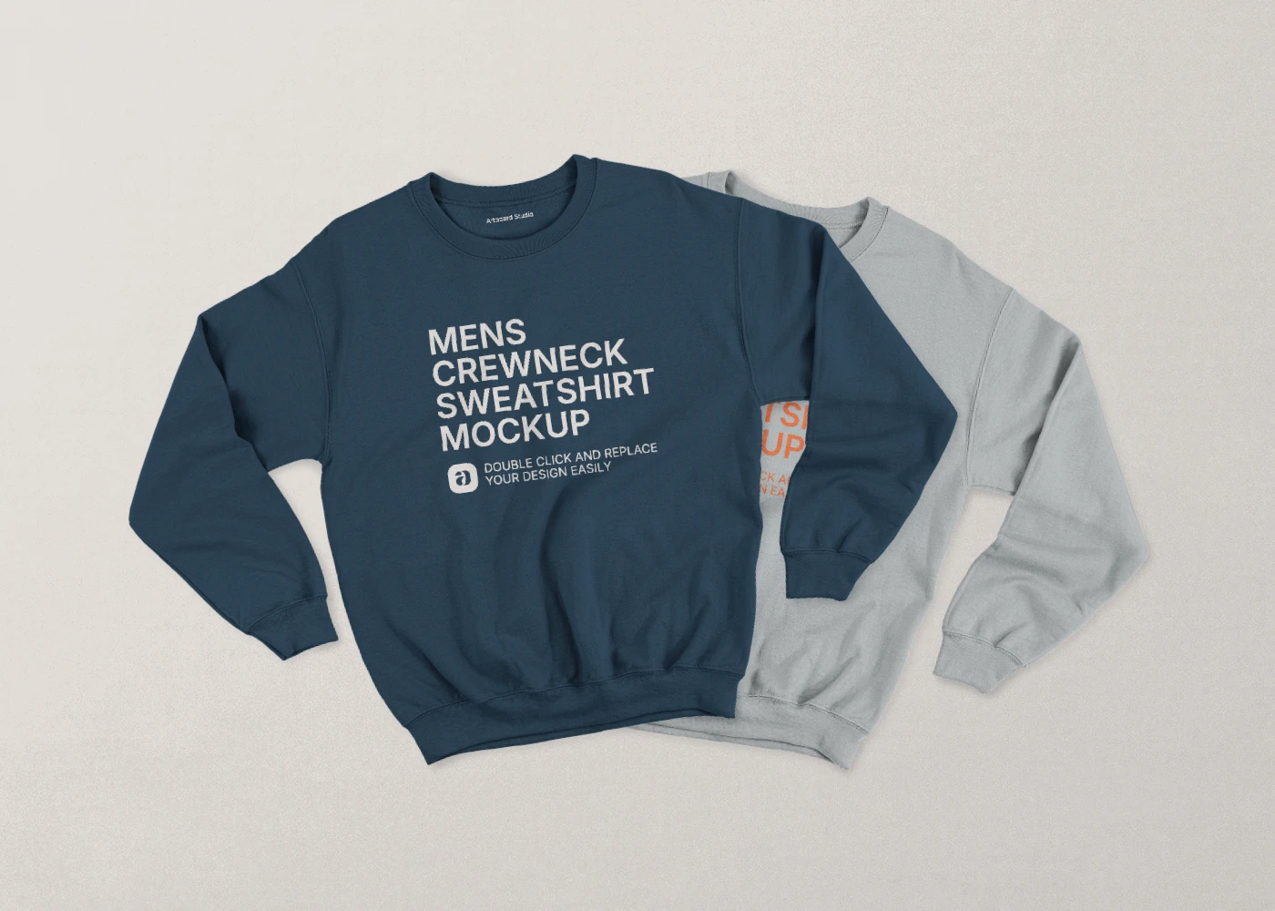 Crewneck sweatshirt mockup