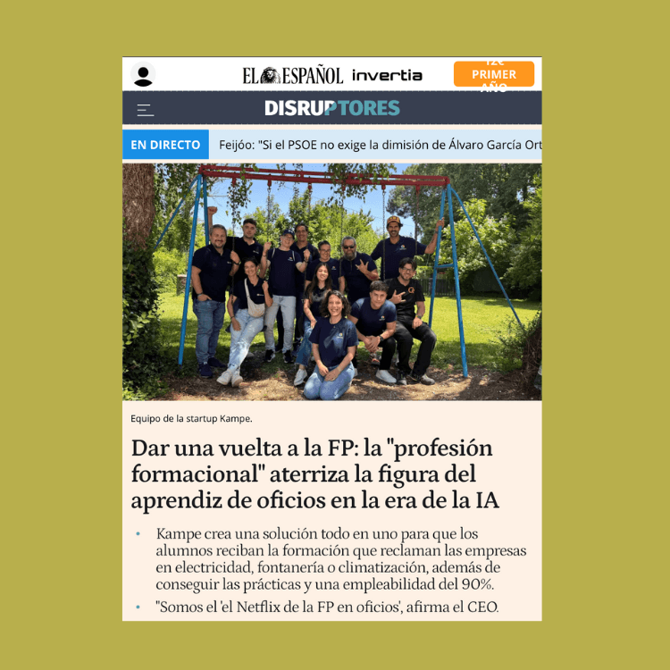 "Somos el 'el Netflix de la FP en oficios'