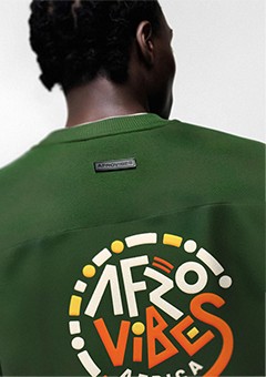 Afrovibes Africa visual identity/ logo application— MetaCraft.