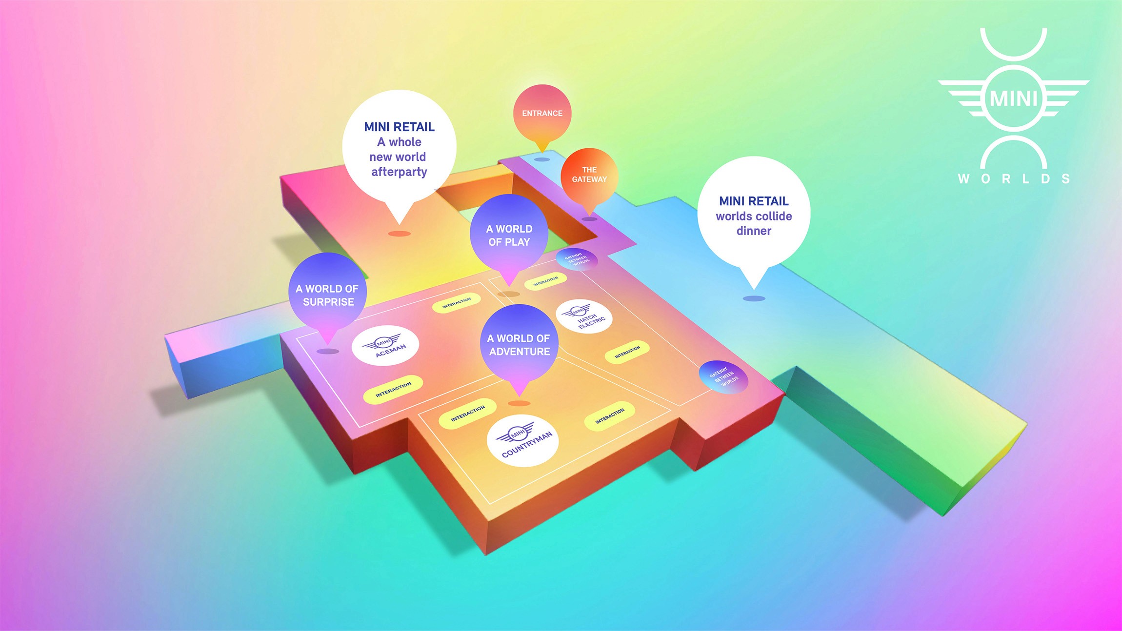 Mini Worlds design by UK designer Dan Bailey