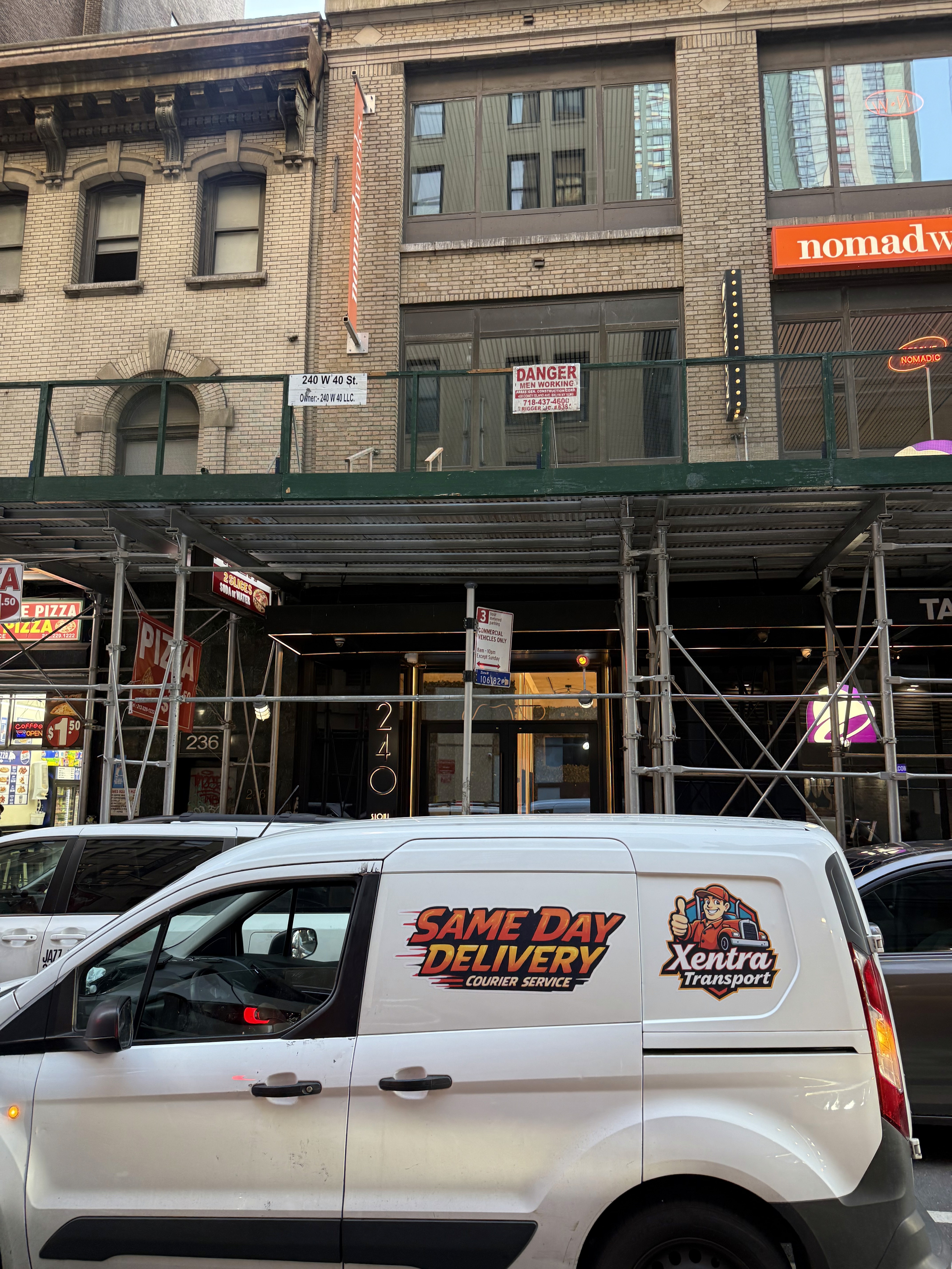 same day delivery van