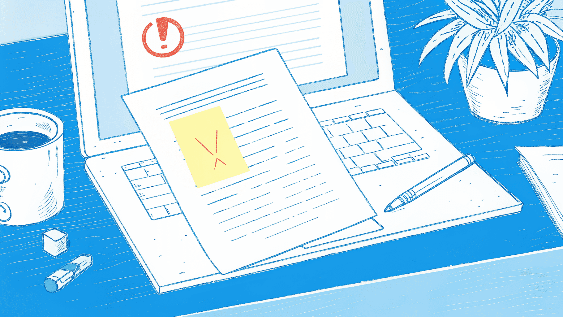 Paralegal discovers missed LLC publication deadline on laptop with stamped formation documents