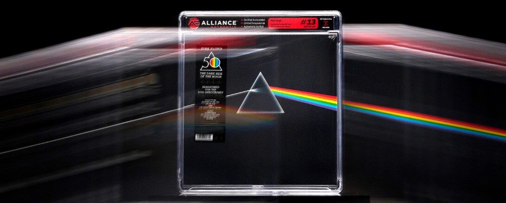Image of the Wall from Pink Floyd, encapsulated by Alliance Authentic