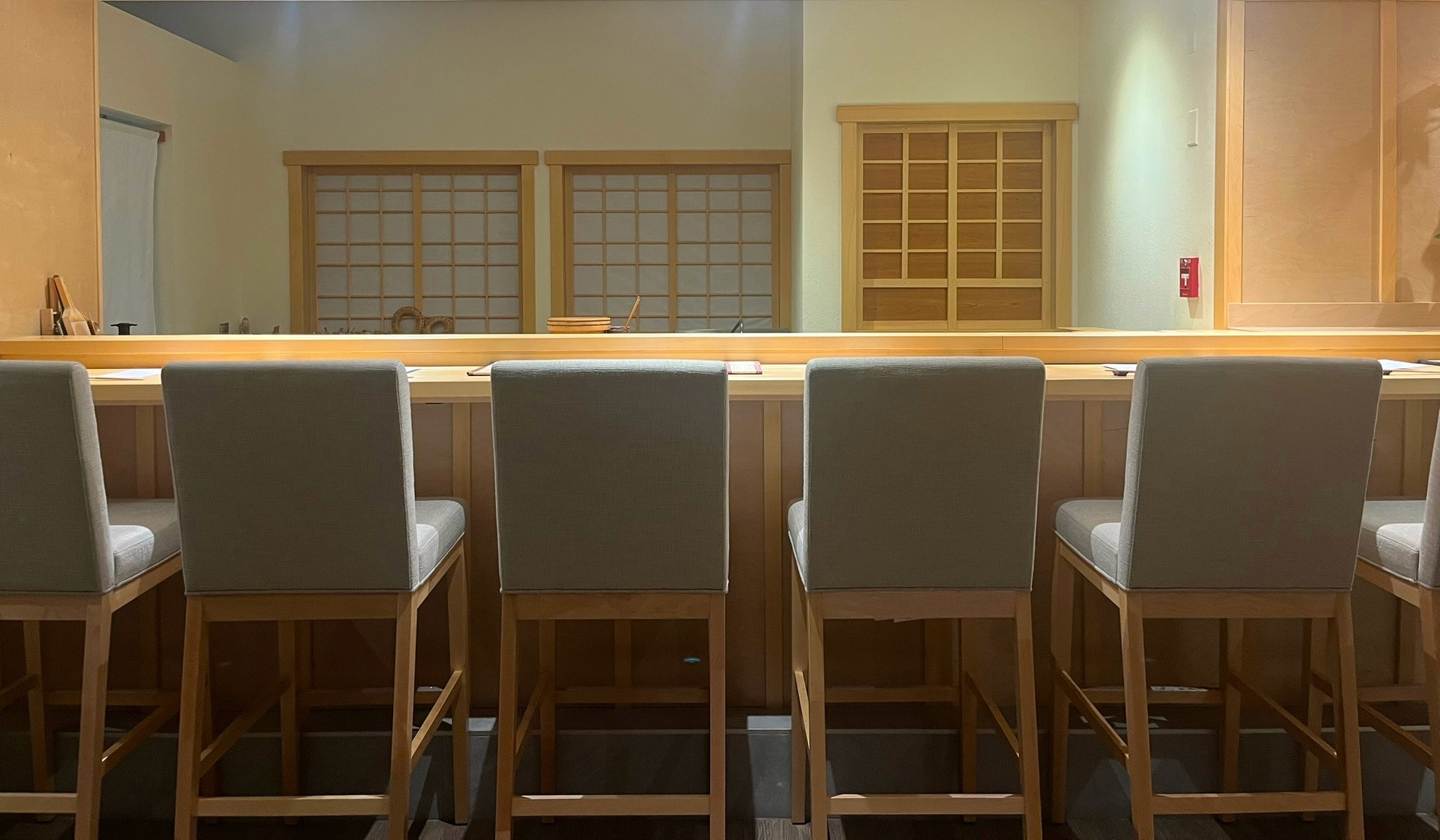 Our restaurant interior showing seating area