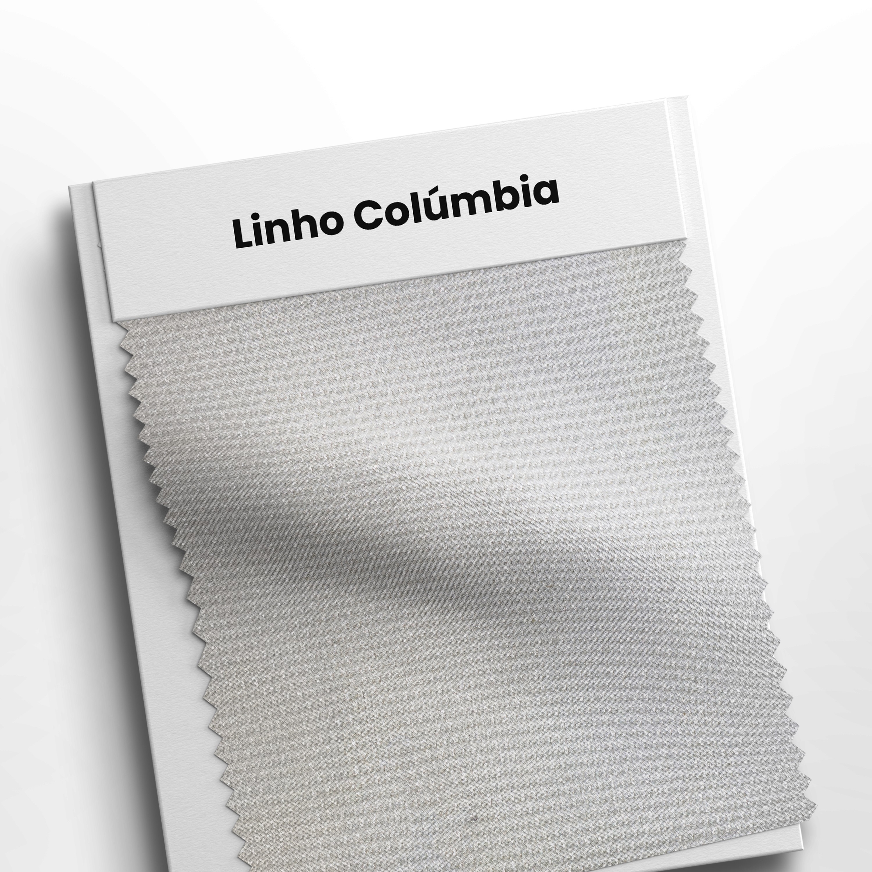 mostruário com linho colúmbia cor 01