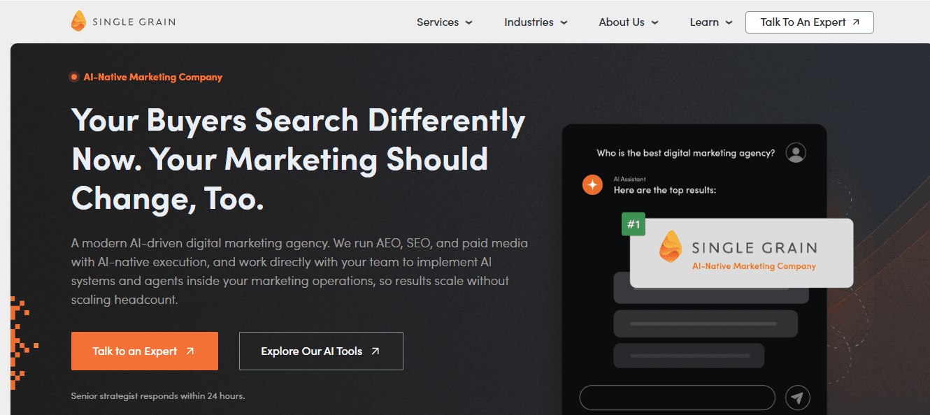 single grain - Tech SEO Agency