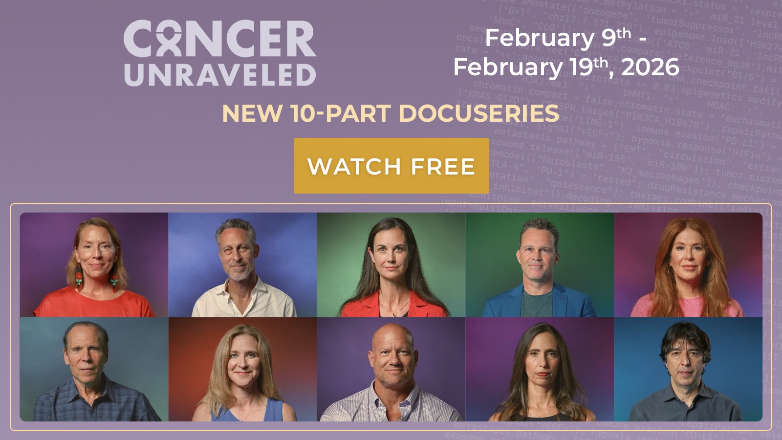 Free Premier of New Docuseries on Cancer, Healing, and Resilience