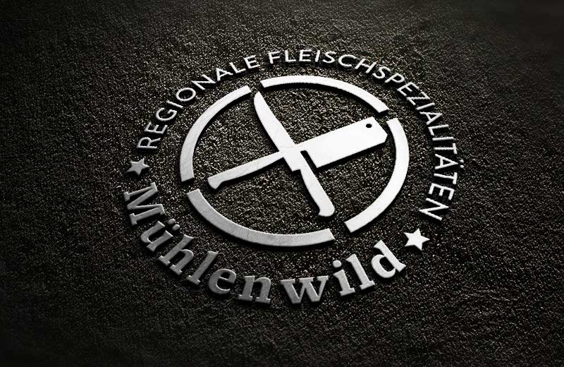 Logoentwicklung für Mühlenwild – natürliche Formsprache für Wildprodukte