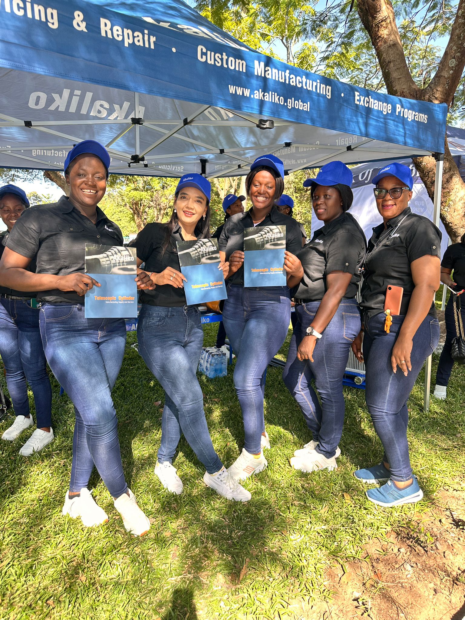 Professional woman in blazer standing confidently