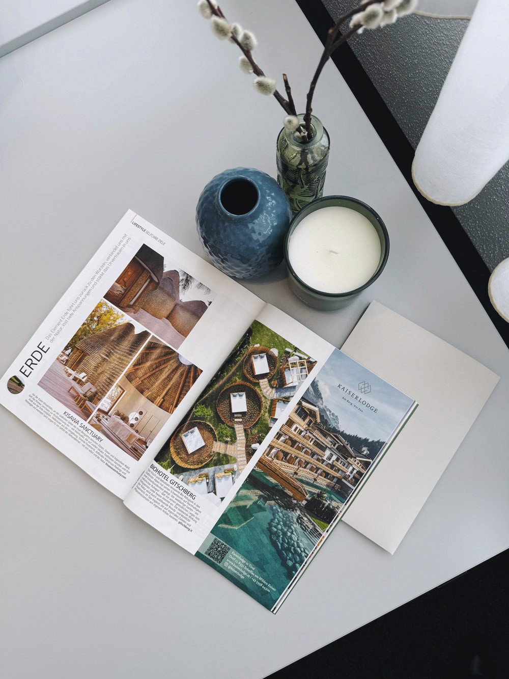 Kaiserlodge Werbung in Zeitschrift