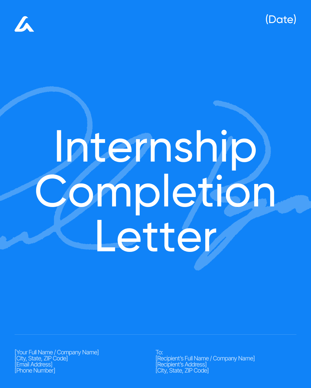 Internship Completion Letter
