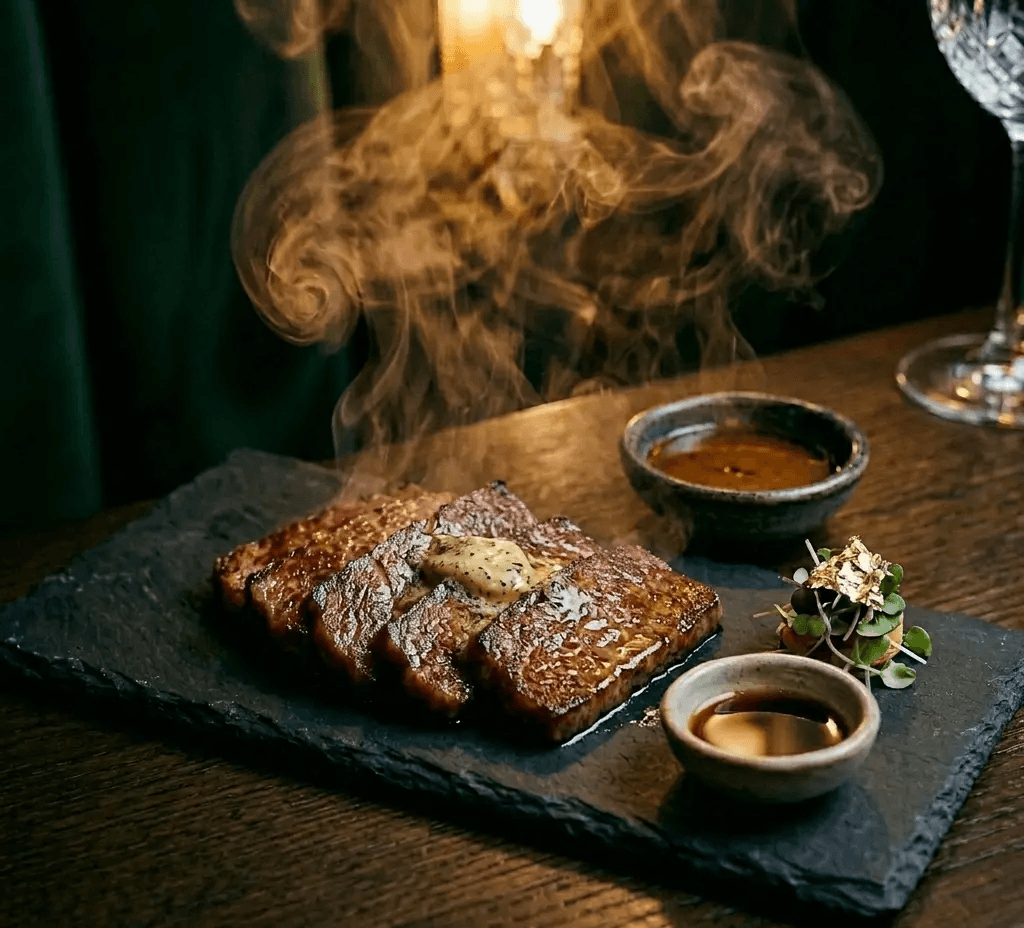 Wagyu A5 Teppanyaki — signature dish at Vesper