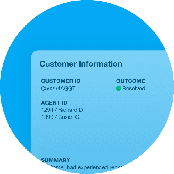 Agent Assist tracking a promise made to the customer